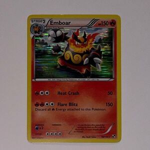 POKEMON CARD: HOLO Emboar #19/114 (Pokemon Black & White)
